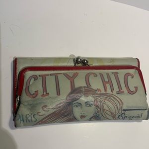 Brighton city chic kiss lock clutch wallet